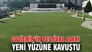 Gaziemir’in Festival Alanı yeni yüzüne kavuştu