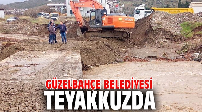 Güzelbahçe Belediyesi Teyakkuzda