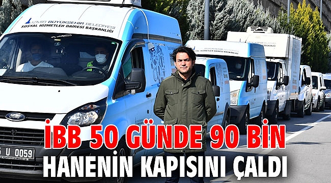 İBB 50 günde 90 bin hanenin kapısını çaldı