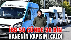 İBB 50 günde 90 bin hanenin kapısını çaldı