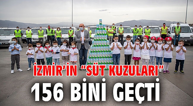 İzmir’in “süt kuzuları” 156 bini geçti
