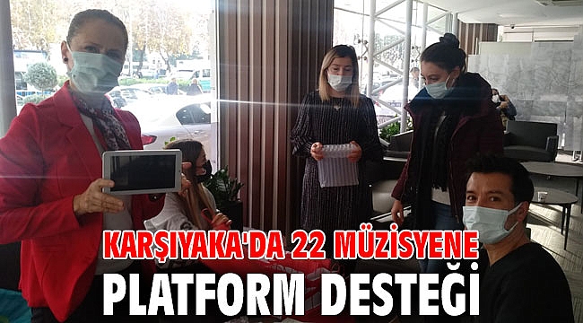 Karşıyaka'da 22 müzisyene platform desteği