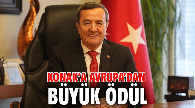 Konak’a Avrupa’dan büyük ödül