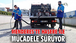Menderes’te Haşere ile Mücadele Sürüyor