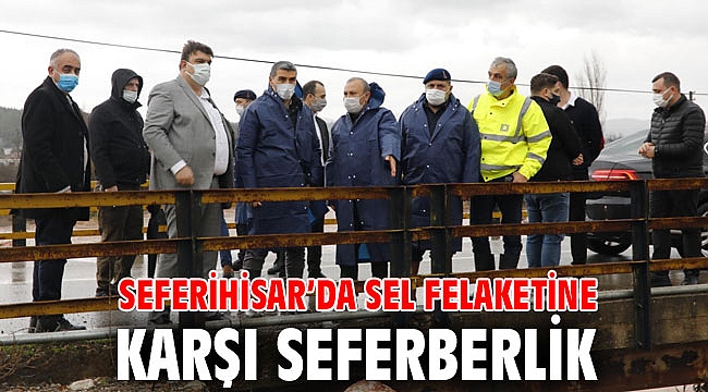 Seferihisar’da sel felaketine karşı seferberlik