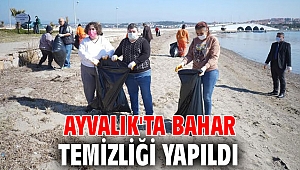 Ayvalık'ta bahar temizliği yapıldı