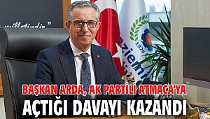 Başkan Arda, AK Partili Atmaca’ya açtığı davayı kazandı
