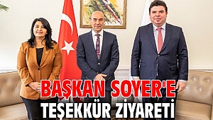 Başkan Soyer'e teşekkür ziyareti