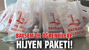 BAYSEM'de öğrencilere hijyen paketi!