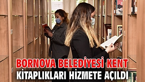 Bornova Belediyesi Kent Kitaplıkları hizmete açıldı