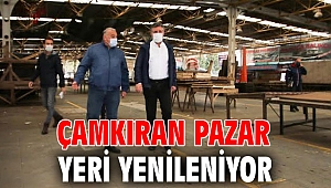 Çamkıran Pazar Yeri yenileniyor