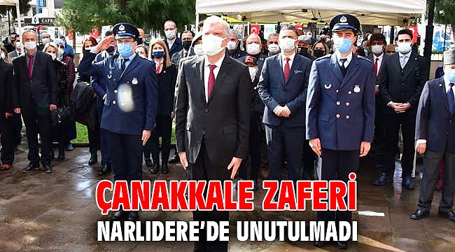 Çanakkale Zaferi Narlıdere’de de unutulmadı