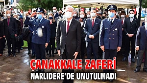 Çanakkale Zaferi Narlıdere’de de unutulmadı