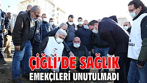 Çiğli’de Sağlık Emekçileri unutulmadı