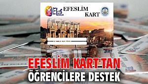 Efeslim Kart'tan öğrencilere destek
