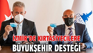 İzmir’de kırtasiyecilere Büyükşehir desteği