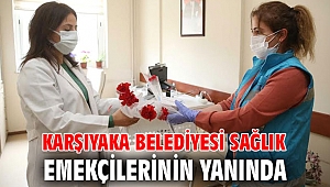 Karşıyaka Belediyesi sağlık emekçilerinin yanında