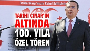 Konak'ta İstiklal Marşı'nın kabulünün 100. yıldönümü kutlandı!