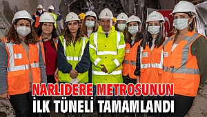 Narlıdere metrosunun ilk tüneli tamamlandı