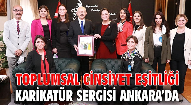 Toplumsal Cinsiyet Eşitliği Karikatür Sergisi Ankara’da Sergilendi