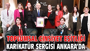 Toplumsal Cinsiyet Eşitliği Karikatür Sergisi Ankara’da Sergilendi