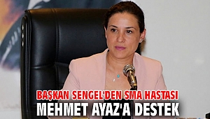 Başkan Sengel'den SMA hastası Mehmet Ayaz'a destek 