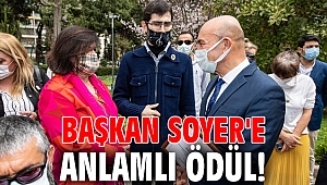 Başkan Soyer'e anlamlı ödül!