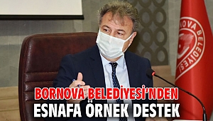 Bornova Belediyesi’nden esnafa örnek destek