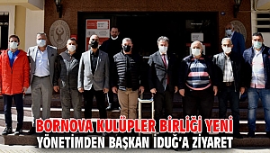 Bornova Kulüpler Birliği'nden Başkan İduğ’a ziyaret