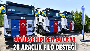 Büyükşehir’den Buca’ya 28 araçlık filo desteği