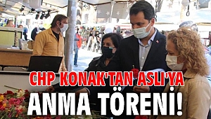 CHP Konak'tan Aslı'ya anma töreni!