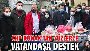 CHP Konak’tan yüzlerce vatandaşa destek 