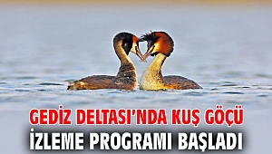 Gediz Deltası’nda Kuş Göçü İzleme Programı başladı