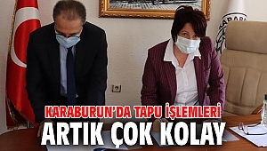 Karaburun’da tapu işlemleri artık çok kolay 