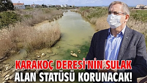 Karakoç Deresi'nin sulak alan statüsü korunacak!