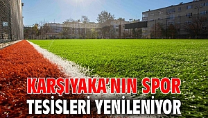 Karşıyaka Belediyesi spor tesislerini yeniliyor