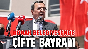 Konak Belediyesi'nde çifte bayram