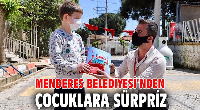 Menderes Belediyesi’nden Çocuklara Sürpriz
