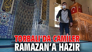 Torbalı’da camiler Ramazan’a hazır