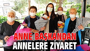 Anne Başkandan Annelere ziyaret