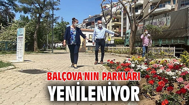 Balçova'nın Parkları Yenileniyor