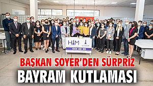 Başkan Soyer’den sürpriz bayram kutlaması