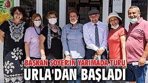 Başkan Soyer'in yarımada turu Urla'dan başladı