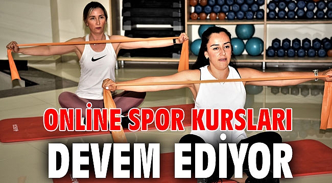 Bornova Belediyesi, online spor kurslarına devam ediyor