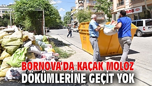 Bornova’da kaçak moloz dökümlerine geçit yok