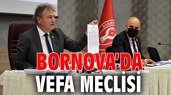 Bornova'da vefa meclisi
