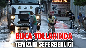 Buca yollarında temizlik seferberliği 