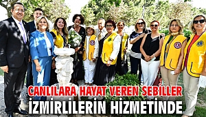 Canlılara hayat veren sebiller İzmirlilerin hizmetinde