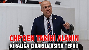 CHP'den tarihi alanın kiralığa çıkarılmasına tepki!
