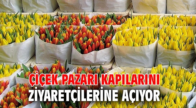 Çiçek Pazarı Kapılarını Ziyaretçilerine Açıyor